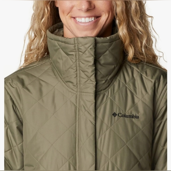 $200 Columbia Womens Copper Crest Novelty Quilted Jacket - Picture 4 of 14